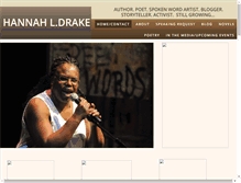 Tablet Screenshot of hannahldrake.com